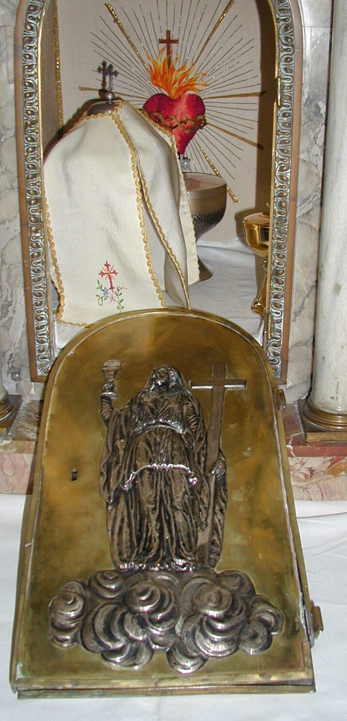 Tabernacolo — cardini e porticina — Prima